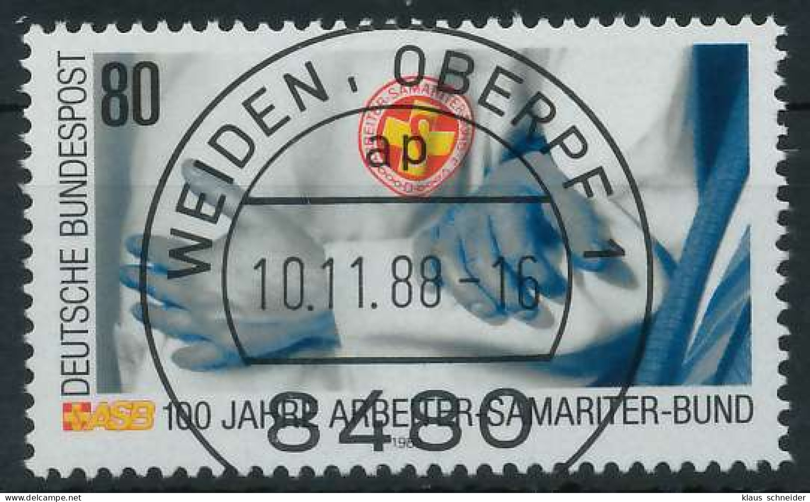 BRD 1988 Nr 1394 Zentrisch Gestempelt X85132A - Used Stamps