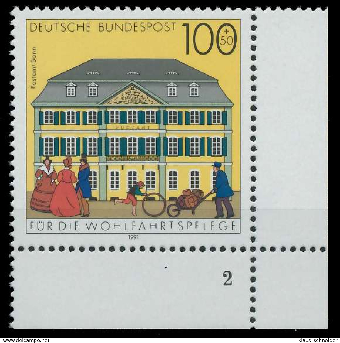 BRD 1991 Nr 1567 Postfrisch FORMNUMMER 2 S766272 - Unused Stamps