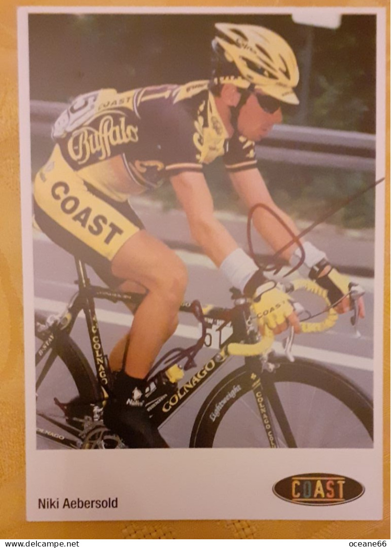 Autographe Niki Aebersold Coast - Cyclisme