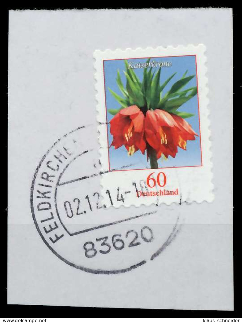 BRD DS BLUMEN Nr 3046 Zentrisch Gestempelt Briefstück X868BCE - Gebruikt
