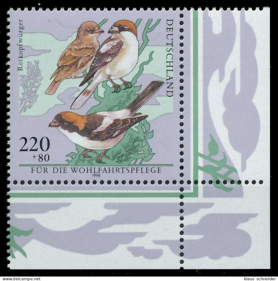 BRD 1998 Nr 2019 Postfrisch ECKE-URE X86B4B6 - Unused Stamps