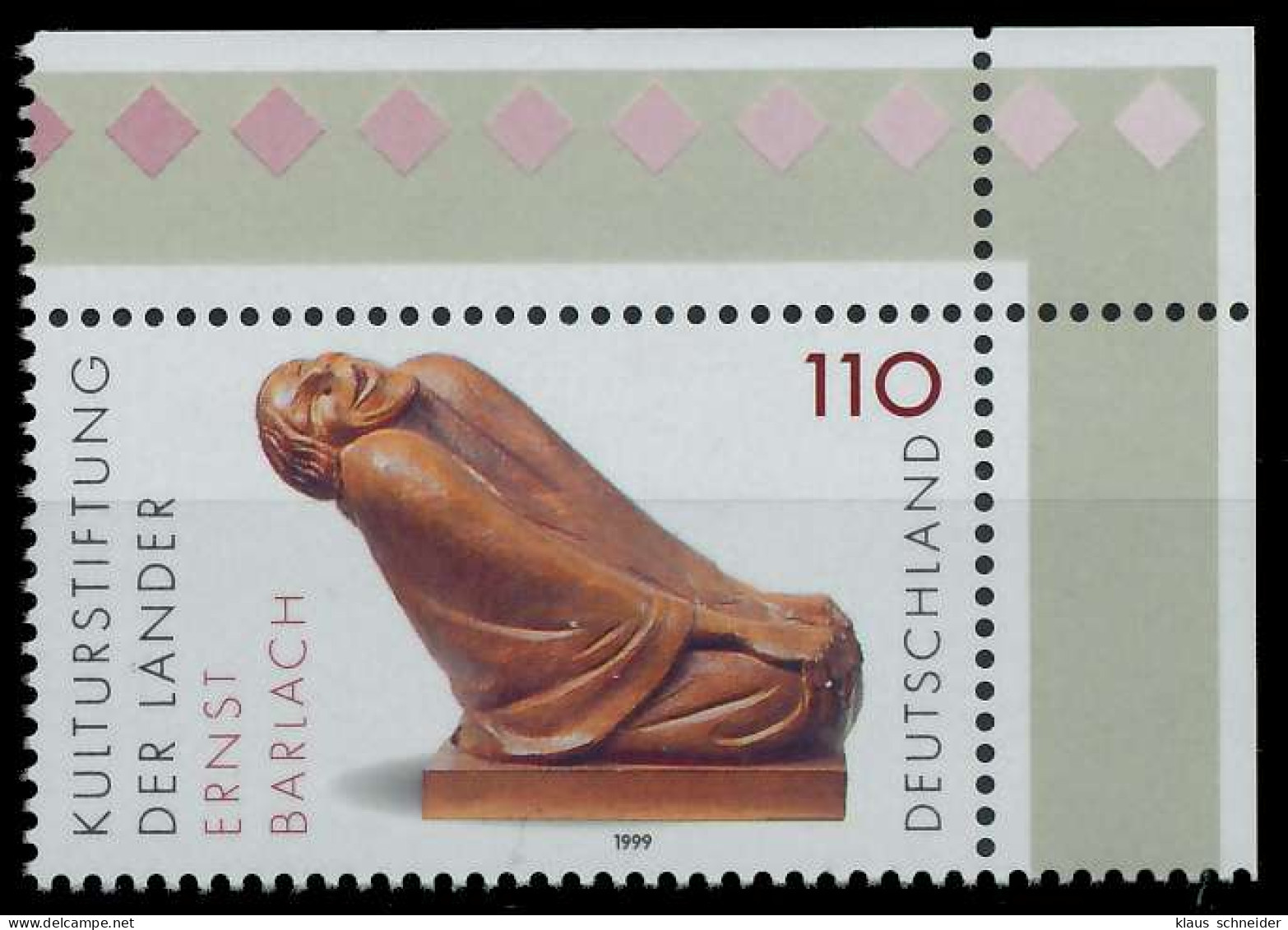 BRD 1999 Nr 2063 Postfrisch ECKE-ORE X86B8CE - Unused Stamps