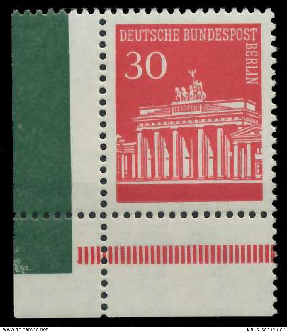 BERLIN DS BRAND. TOR Nr 288PG Postfrisch ECKE-ULI X8ED612 - Unused Stamps