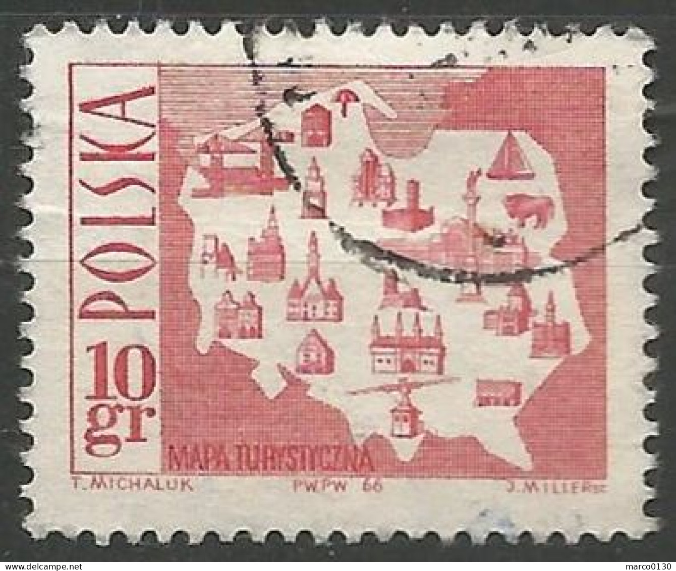 POLOGNE N° 1555 OBLITERE - Used Stamps