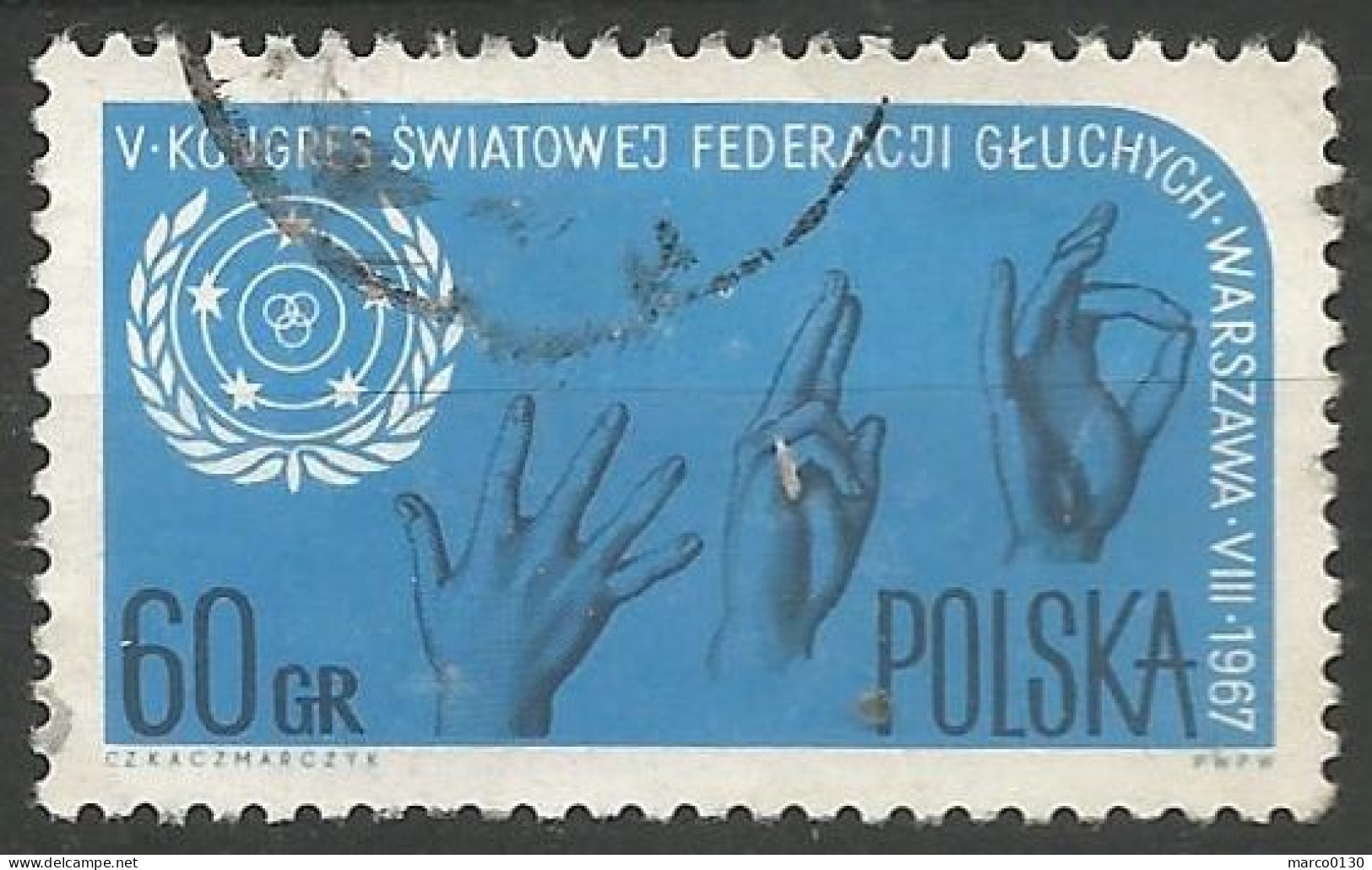 POLOGNE N° 1632 OBLITERE - Gebruikt