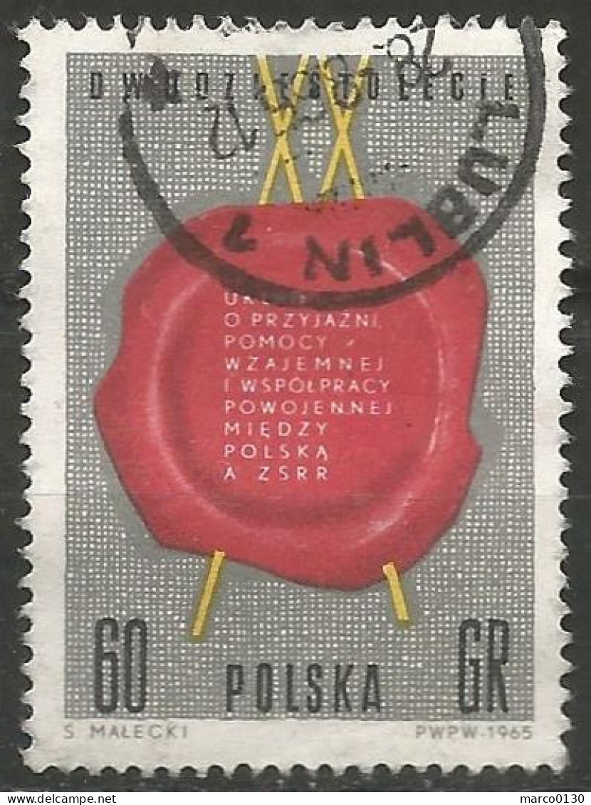 POLOGNE N° 1433 OBLITERE - Gebruikt