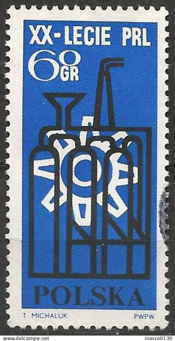 POLOGNE N° 1367 OBLITERE - Used Stamps