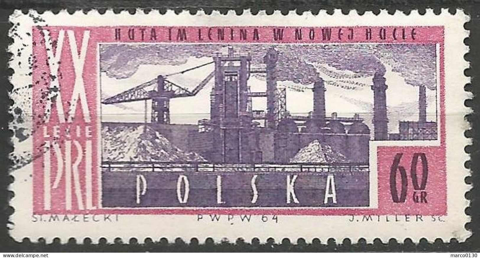 POLOGNE N° 1363 OBLITERE - Gebraucht