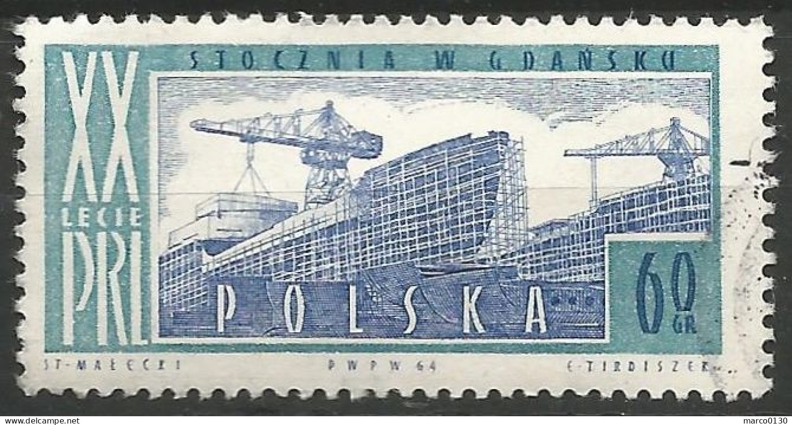 POLOGNE N° 1365 OBLITERE - Used Stamps