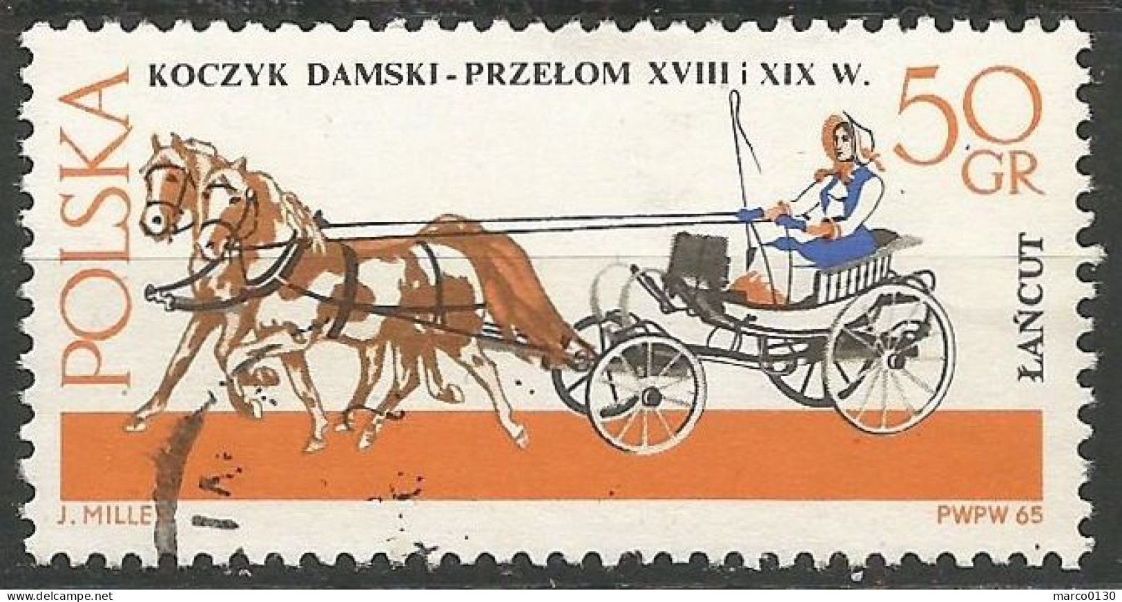 POLOGNE DU N° 1495 AU N° 1503 OBLITERE - Usati