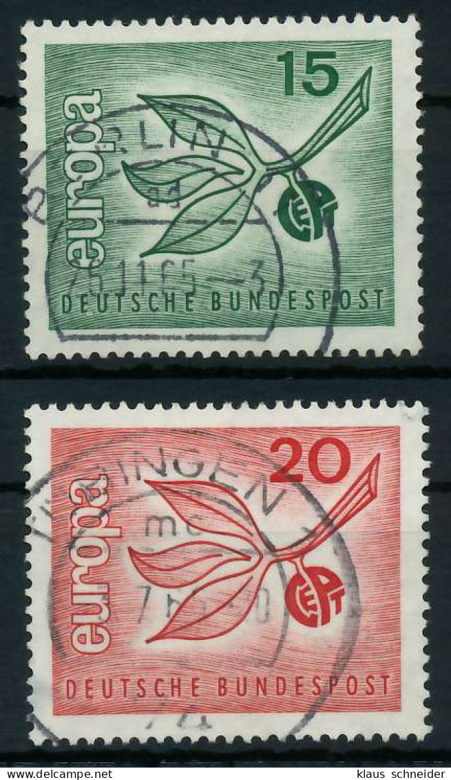 BRD BUND 1965 Nr 483-484 Gestempelt X9B8D4E - Used Stamps