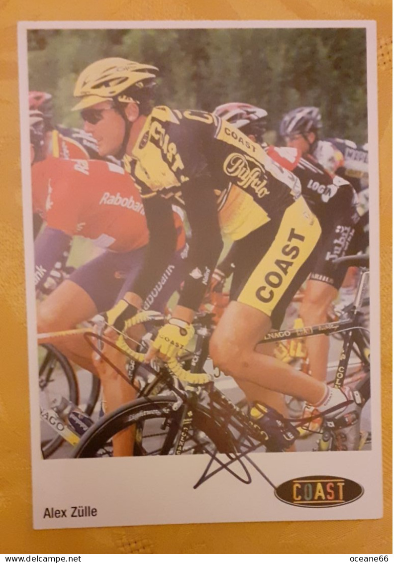 Autographe Alex Zülle Coast - Cyclisme