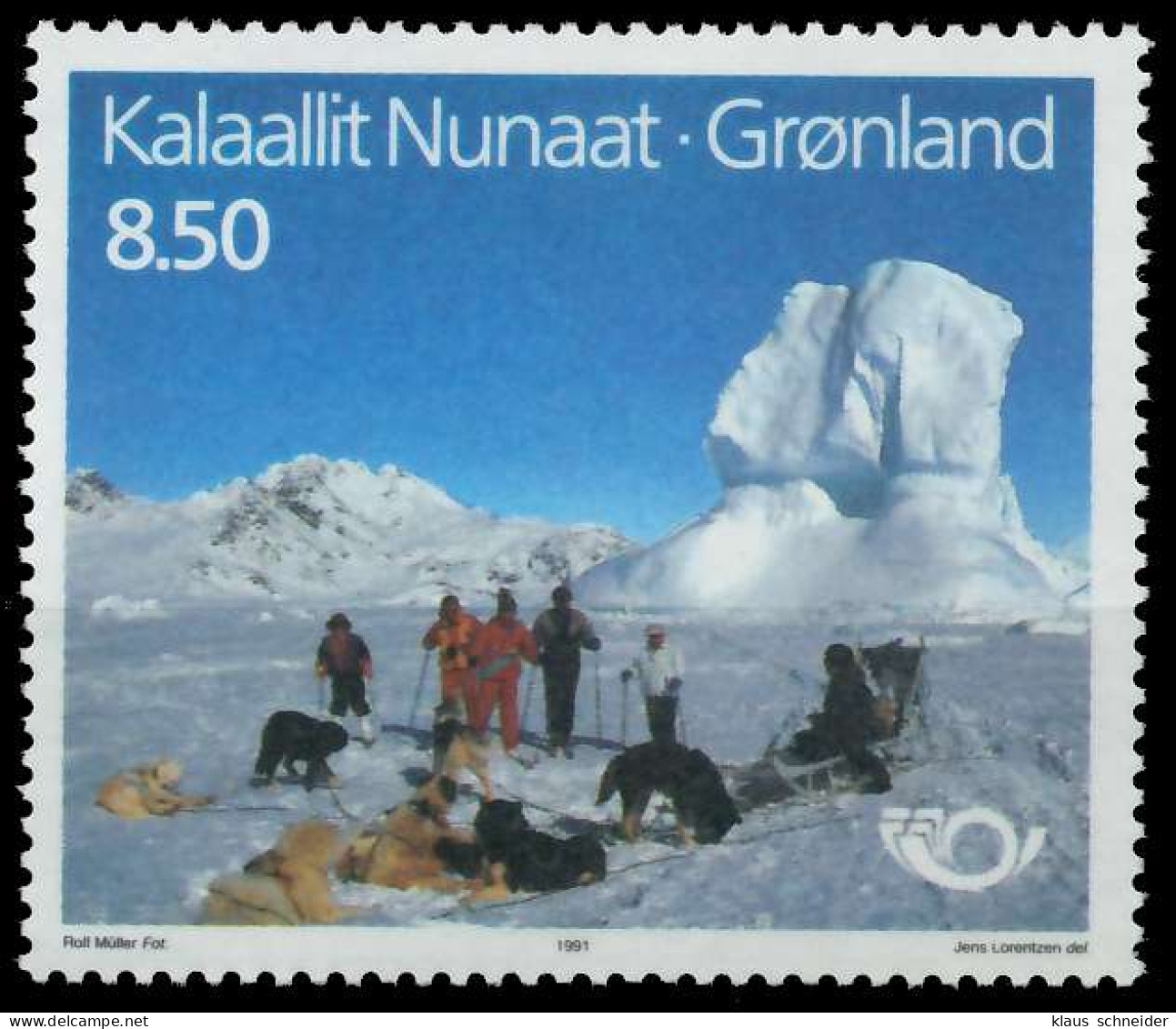 GRÖNLAND 1991 Nr 218 Postfrisch SB0E9CE - Unused Stamps