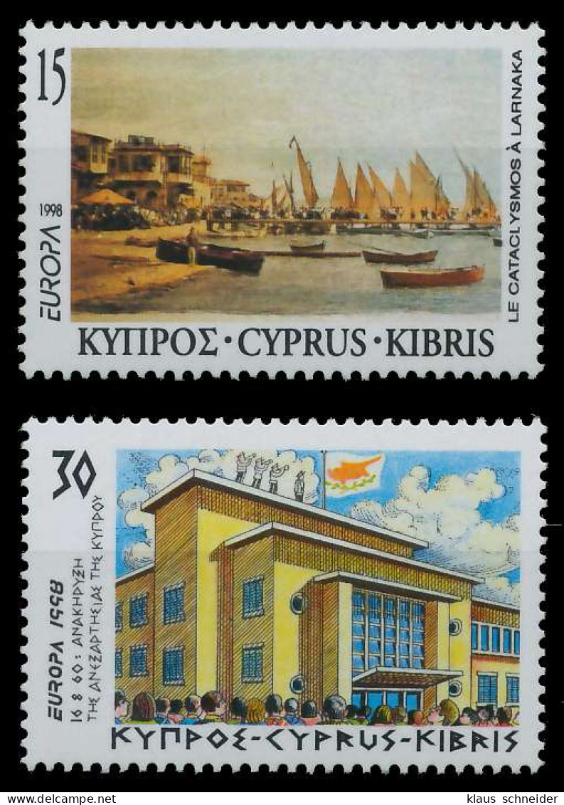 ZYPERN 1998 Nr 911-912 Postfrisch X0B4B42 - Unused Stamps