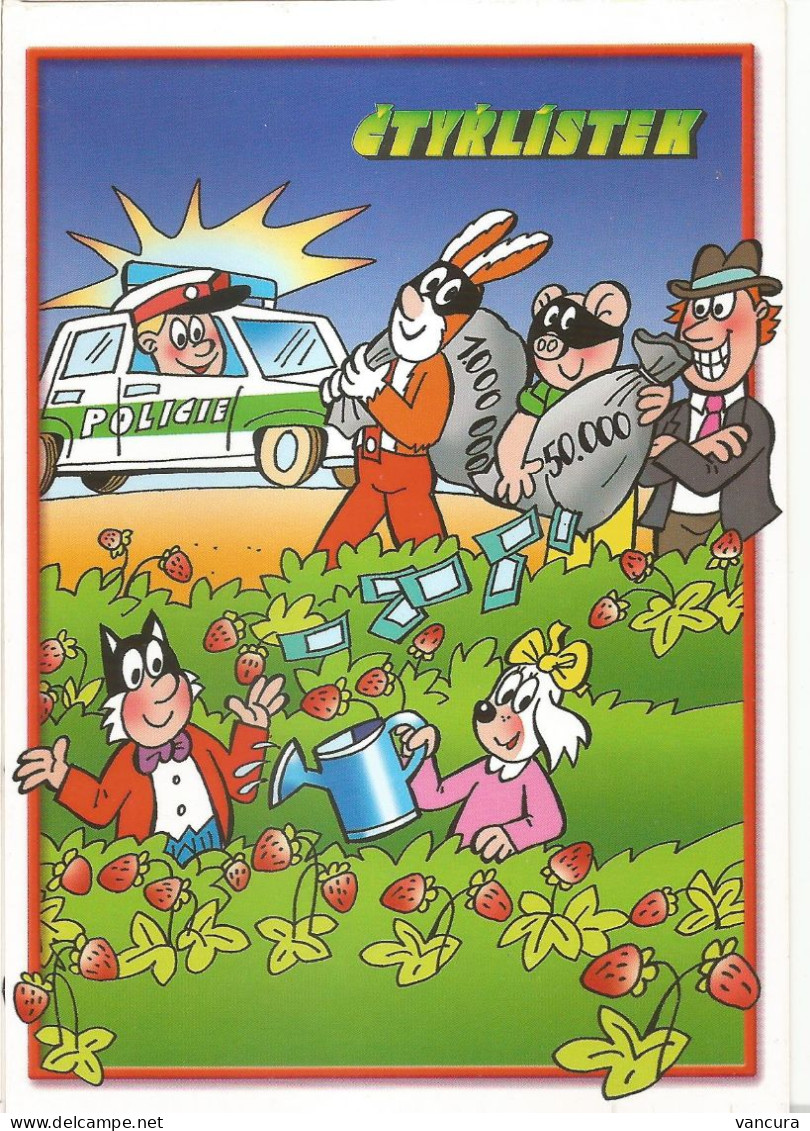 Card Czech Republic Ctyrlistek - Four-Leaf Clover 2007 Thieves - Bandes Dessinées