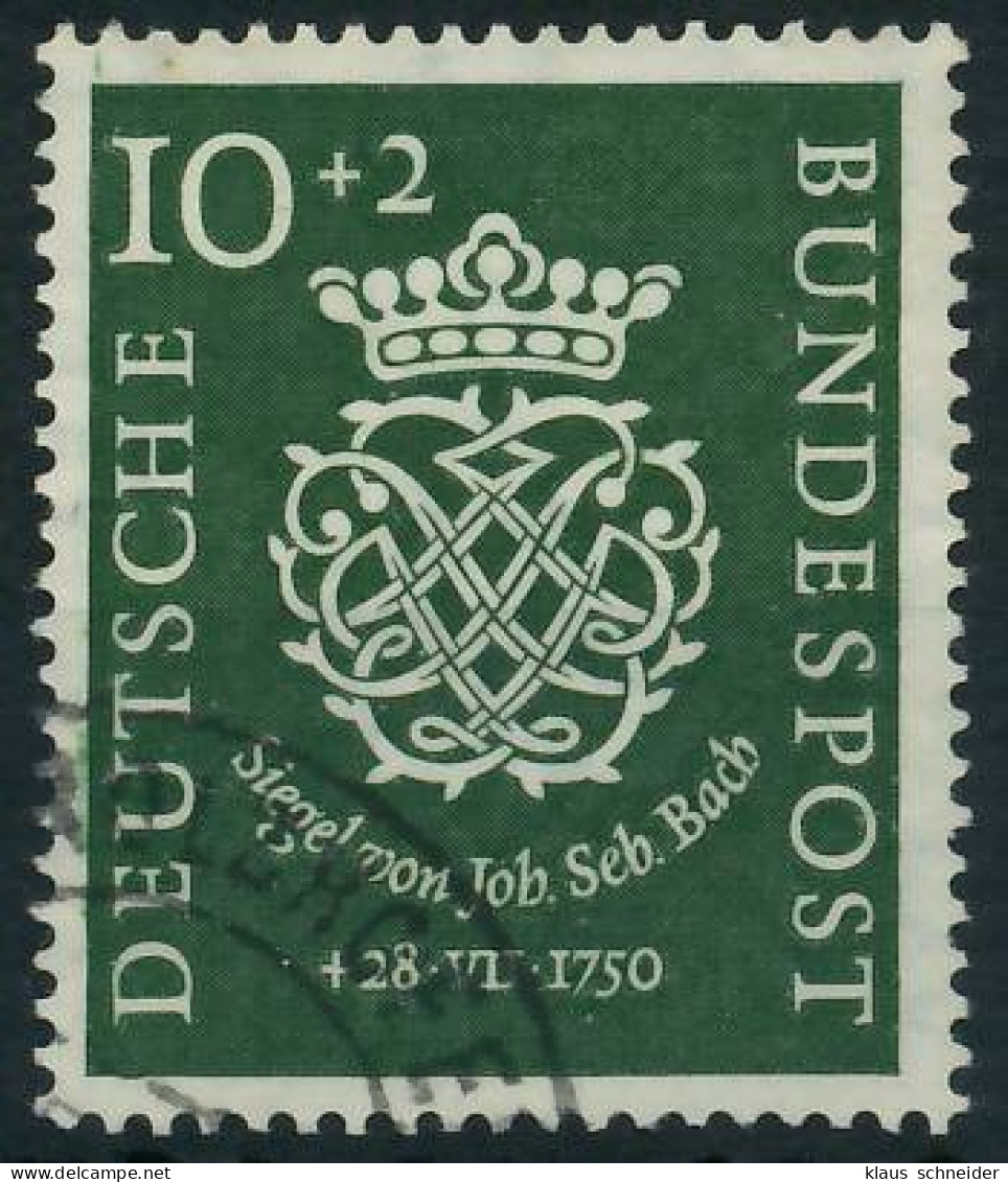 BRD BUND 1950 Nr 121 Gestempelt X2F7D56 - Usados