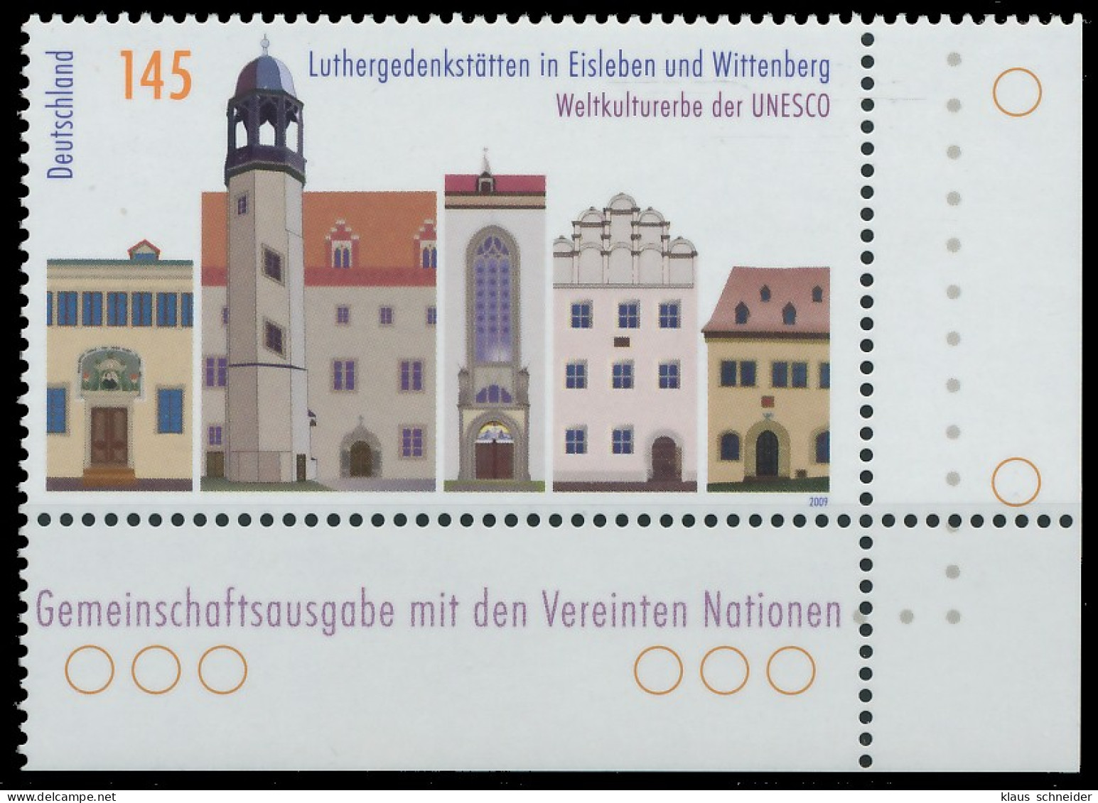 BRD BUND 2009 Nr 2736 Postfrisch ECKE-URE X360AEA - Unused Stamps