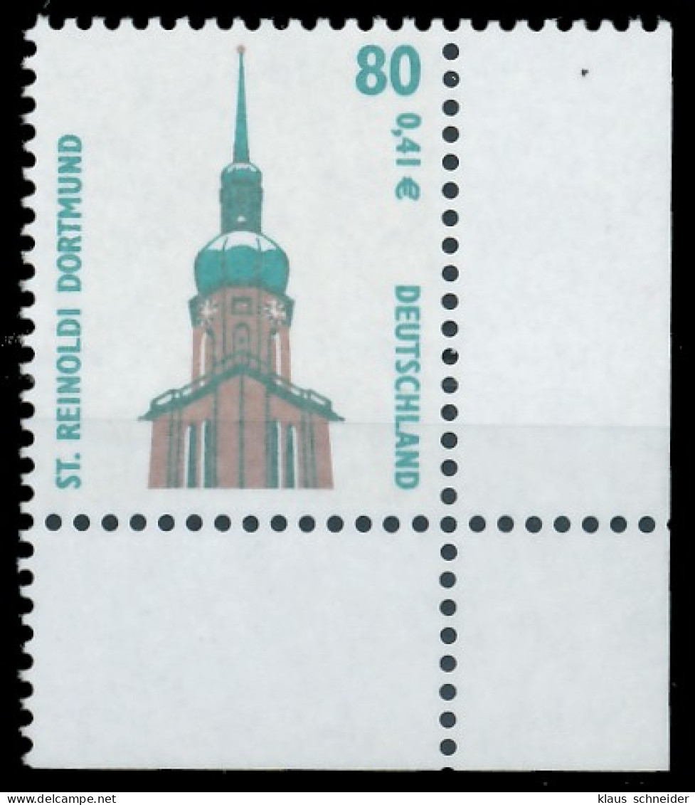 BRD BUND DS SEHENSWÜRDIGKEITEN Nr 2177 Postfrisch ECKE- X3CD48E - Unused Stamps