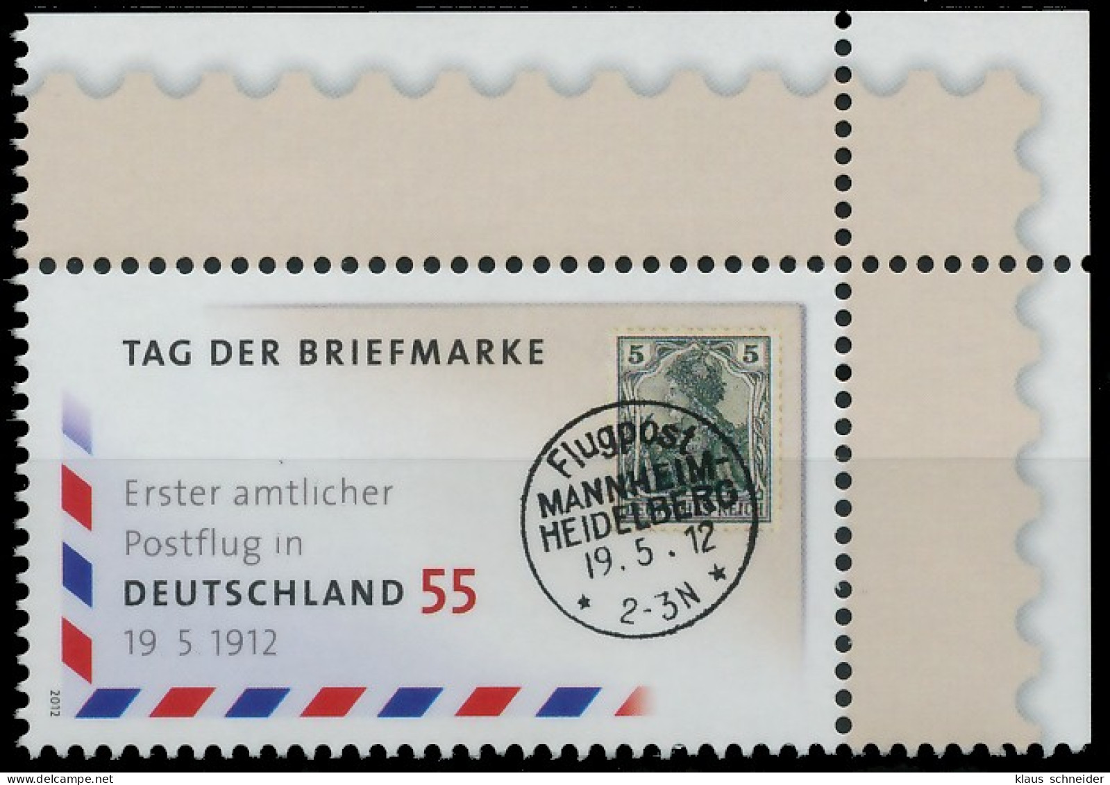 BRD BUND 2012 Nr 2954 Postfrisch ECKE-ORE X560792 - Nuovi