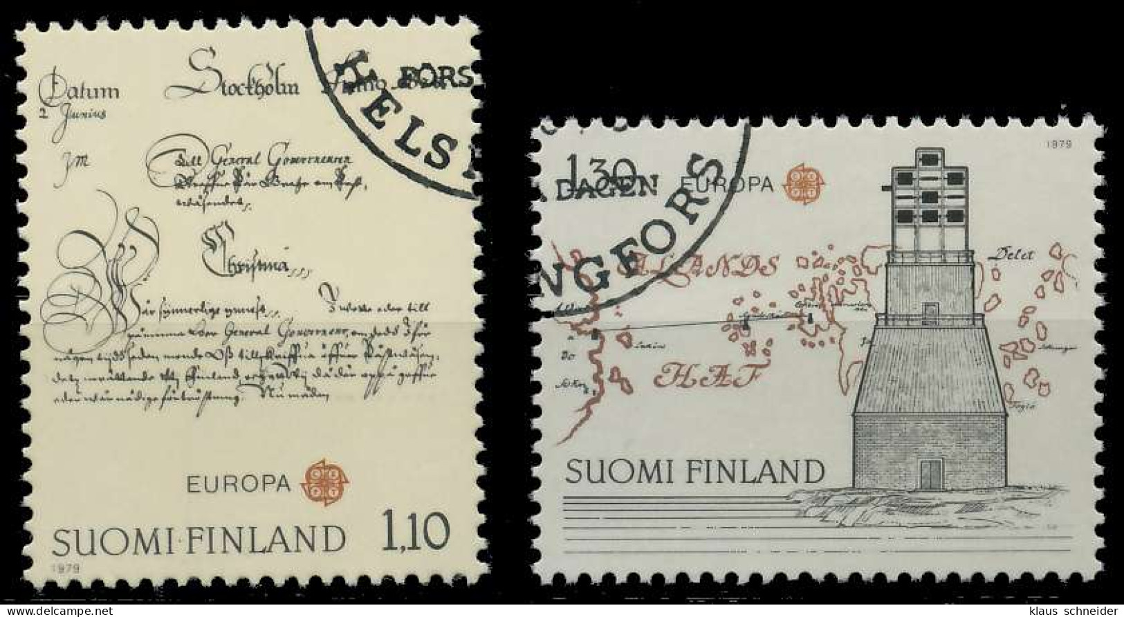 FINNLAND 1979 Nr 842-843 Gestempelt X58D03E - Gebruikt