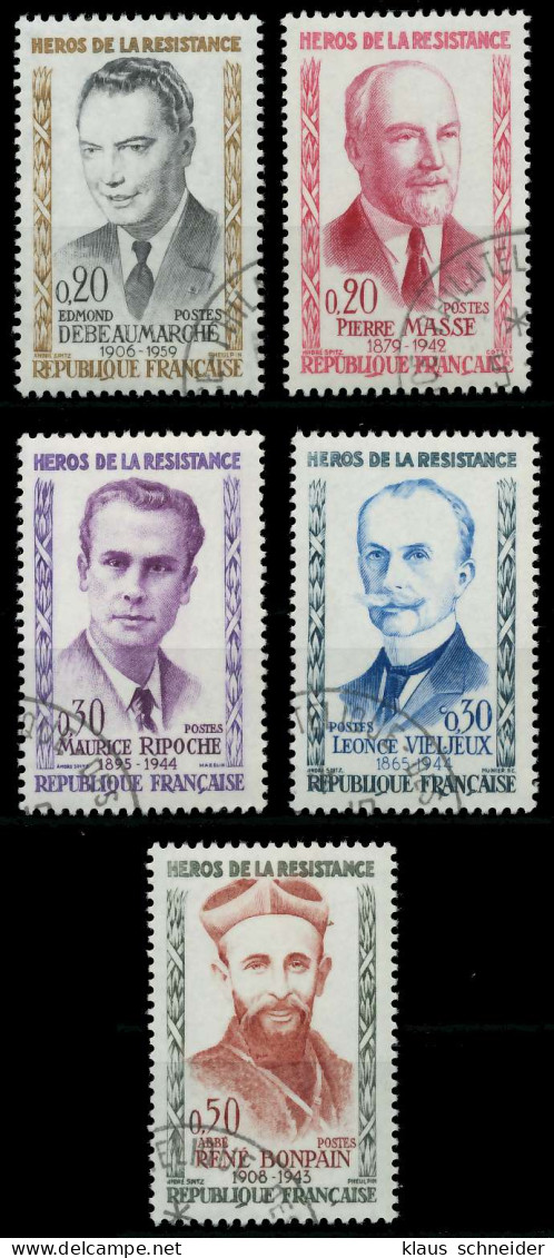 FRANKREICH 1960 Nr 1296-1300 Gestempelt X625626 - Usados