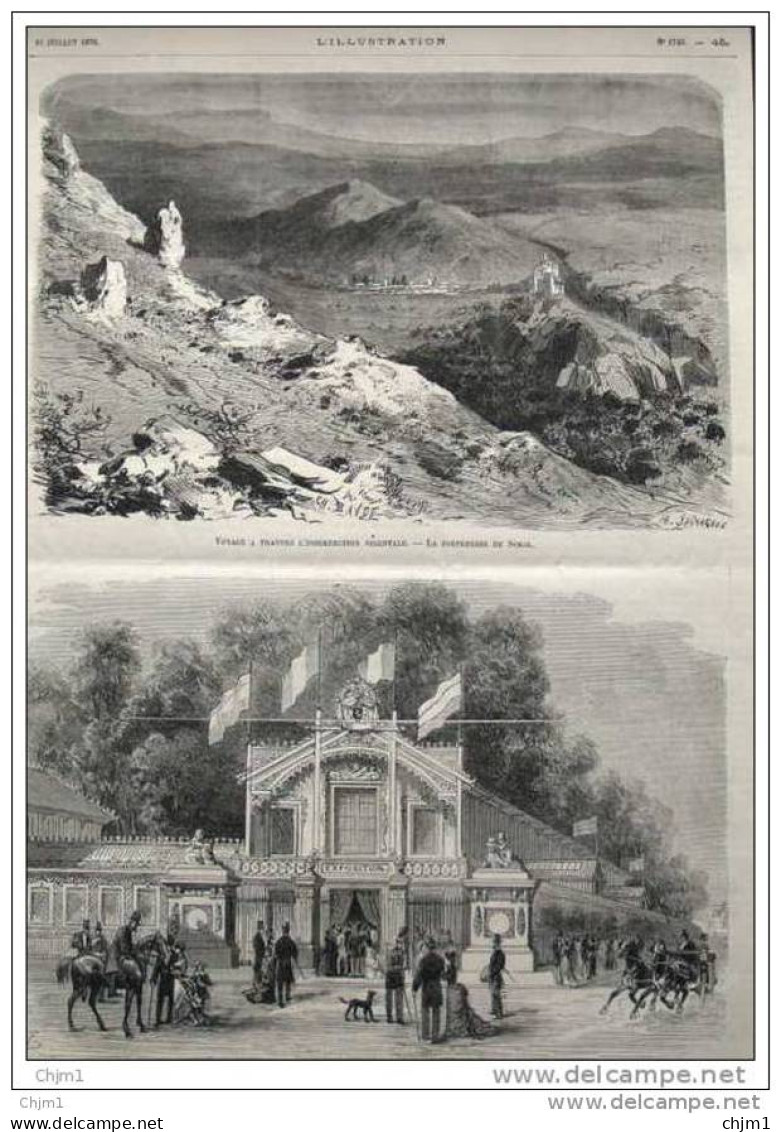 La Forteresse De Sokol - Page Original  1876 - Historische Documenten