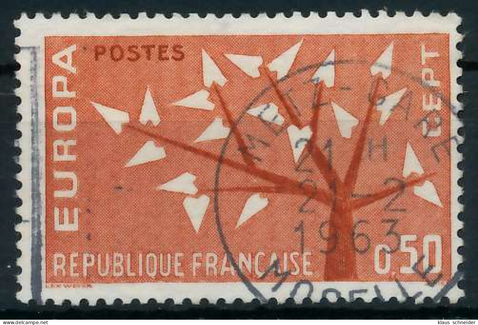 FRANKREICH 1962 Nr 1412 Gestempelt X62D5CE - Used Stamps