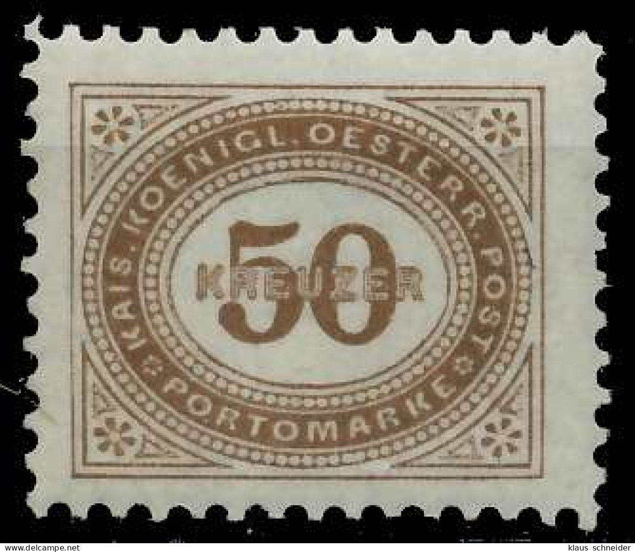 ÖSTERREICH PORTOMARKEN 1894 Nr 9E Postfrisch X7428BE - Taxe