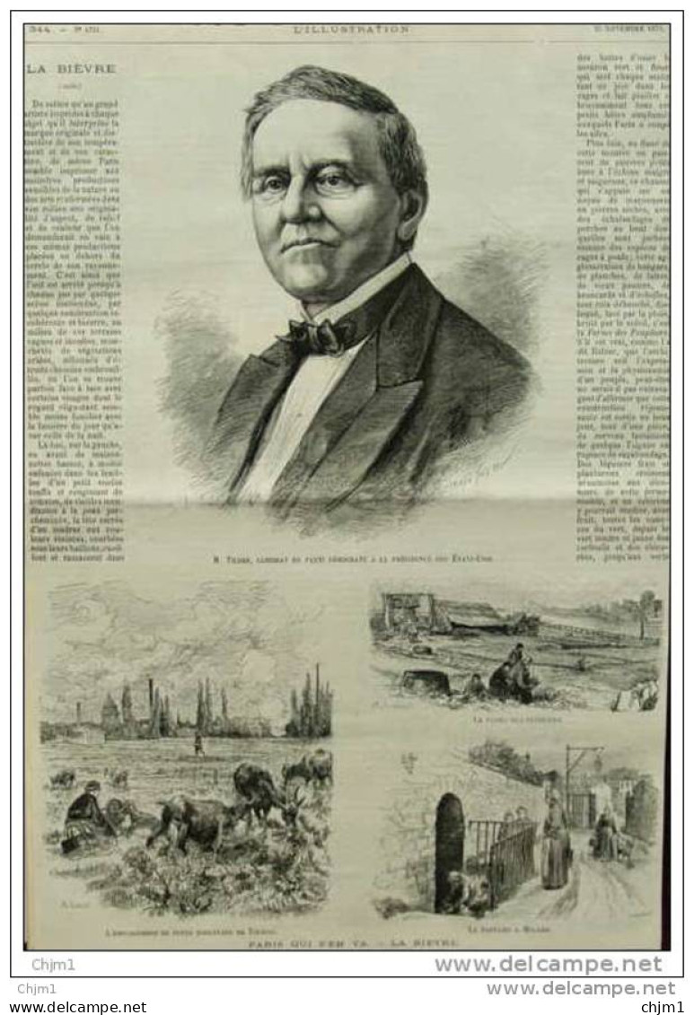 L&acute;élection Présidentielle Aux ètats-Unis - M. Tilden, Canditat Du Parti Démocrate -  Page Original - 1876 - Historical Documents