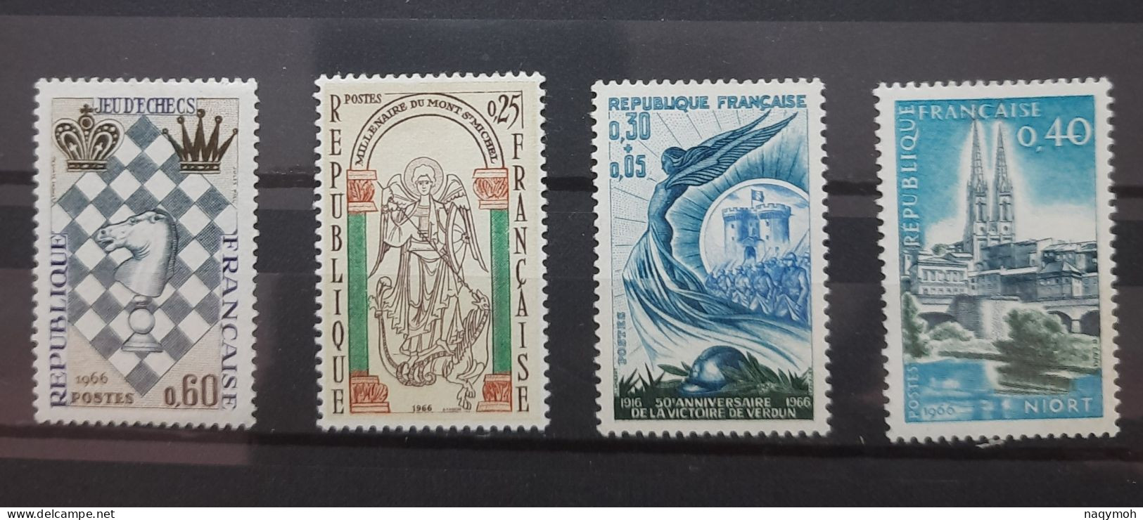 France Yvert 1480-1482-1484-1485** Année 1966  MNH. - Unused Stamps