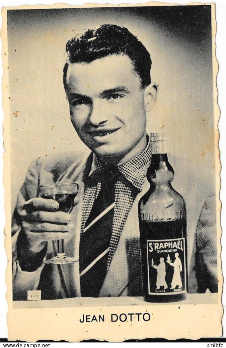 Carte Photo - Jean DOTTO Avec Publicité Alcool St RAPHAËL - Wielrennen