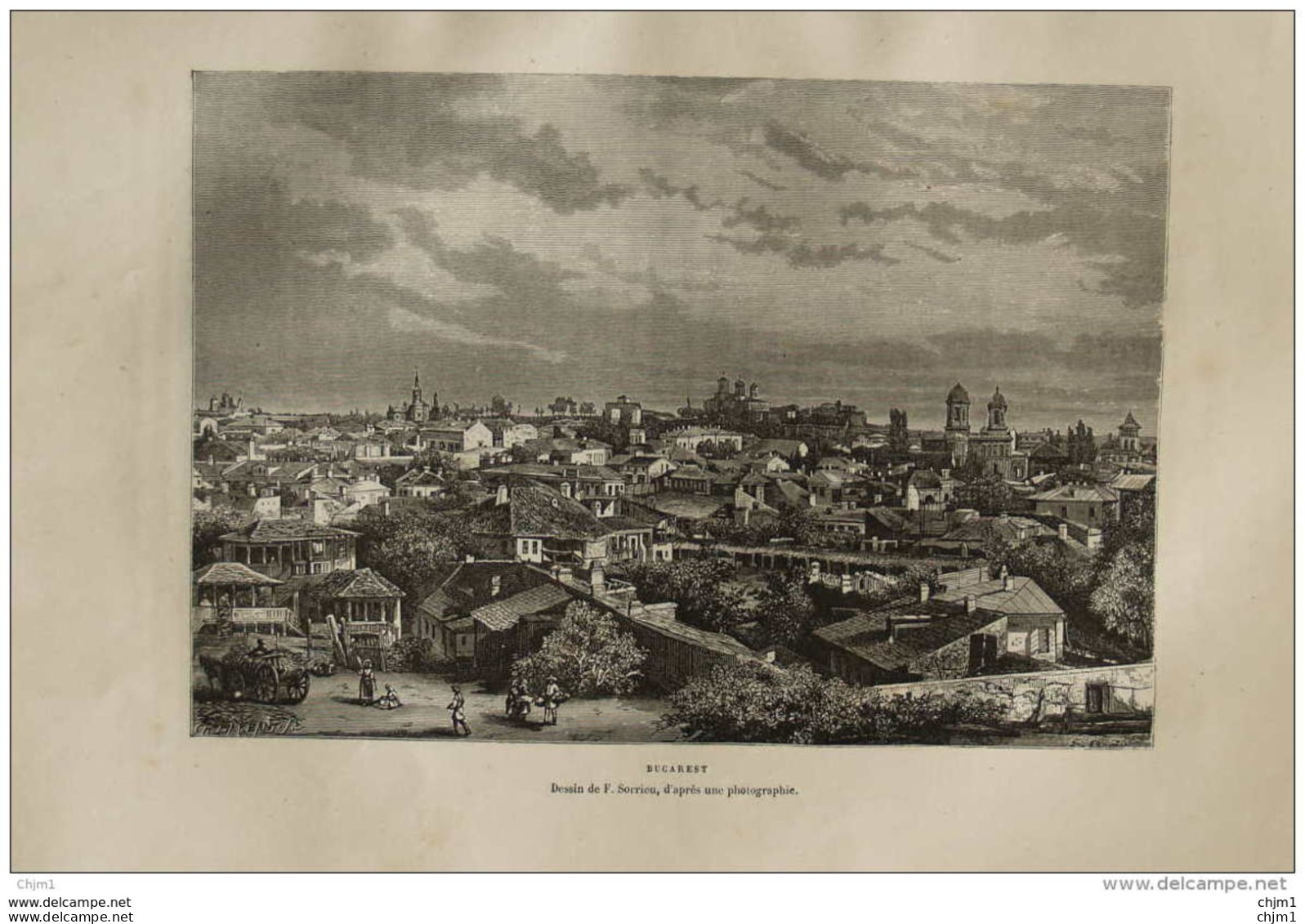 Bucarest -  Page Original 1876 - Historische Dokumente