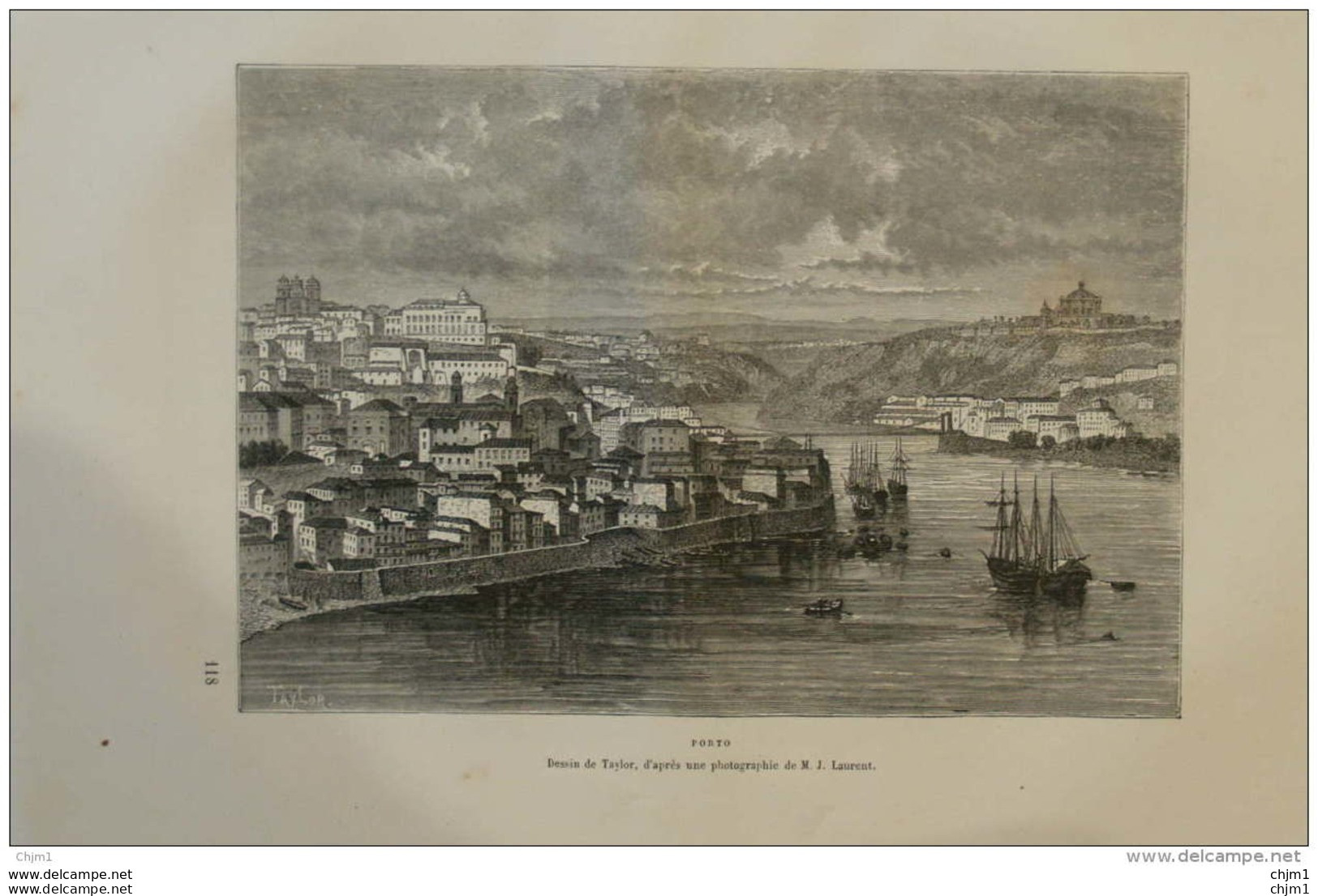 Porto - Page Original 1876 - Historische Dokumente