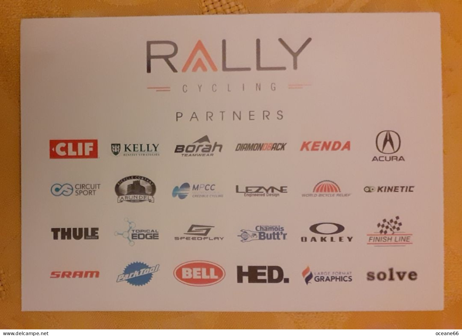 Autographe Emerson Oronte Rally - Cycling