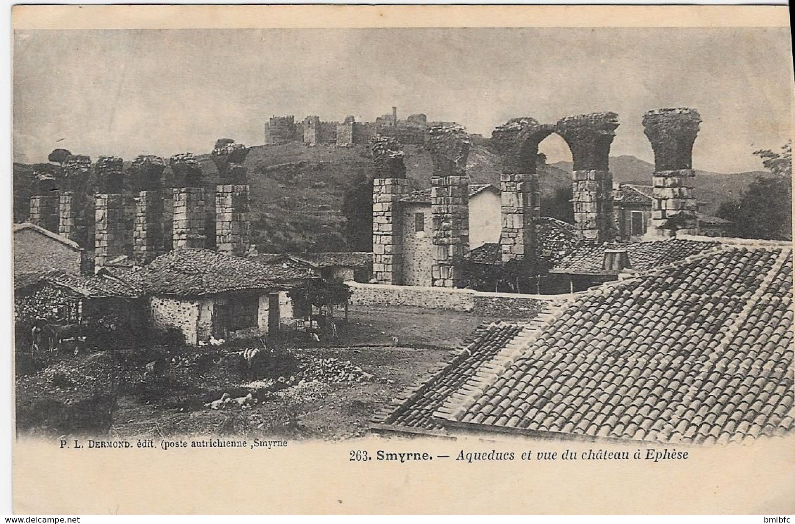 Smyrne - Aqueducs Et Vue Du Château à Ephèse - Turkije