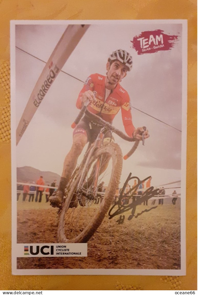 Autographe Esteban Ismael Champion D Espagne - Cyclisme