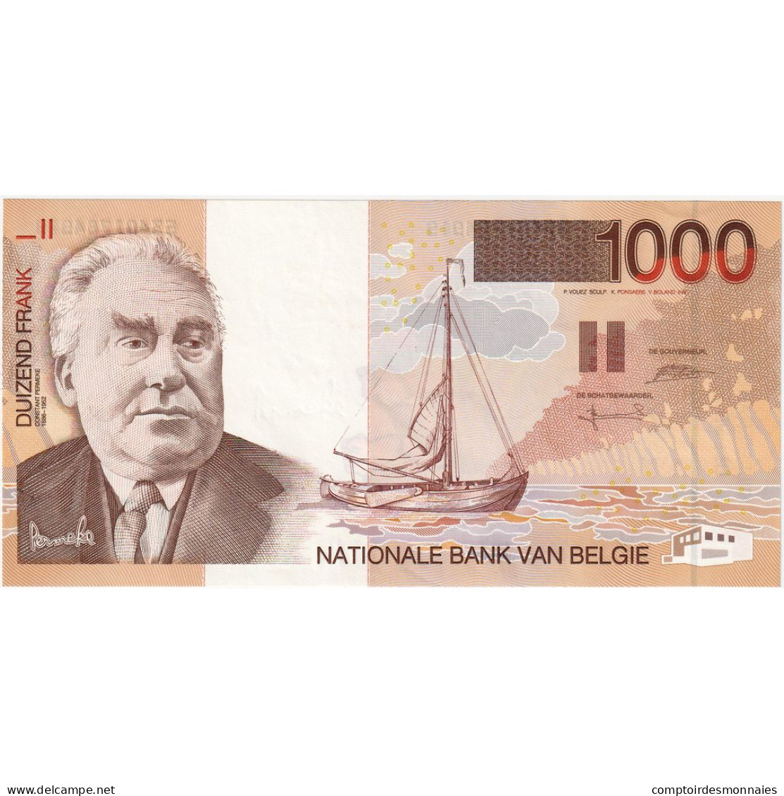 Belgique, 1000 Francs, 1997, KM:150, NEUF - 1000 Francos