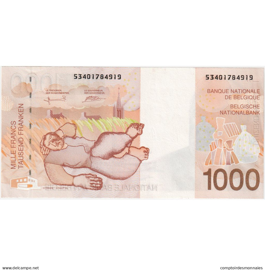 Belgique, 1000 Francs, 1997, KM:150, NEUF - 1000 Francos