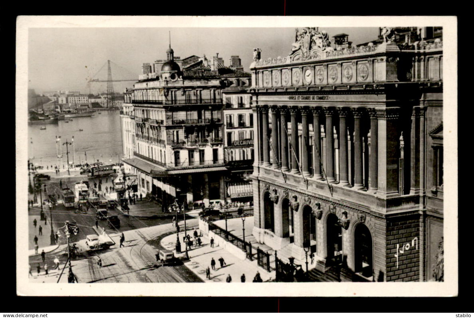 13 - MARSEILLE - LA CANNEBIERE, LA BOURSE ET LE VIEUX PORT - Canebière, Stadtzentrum