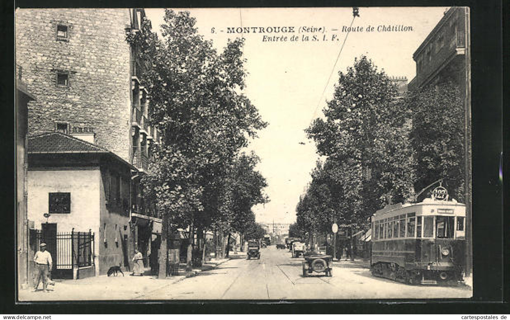 CPA Montrouge, Entree De La S. I. F., Route De Chatillon  - Montrouge