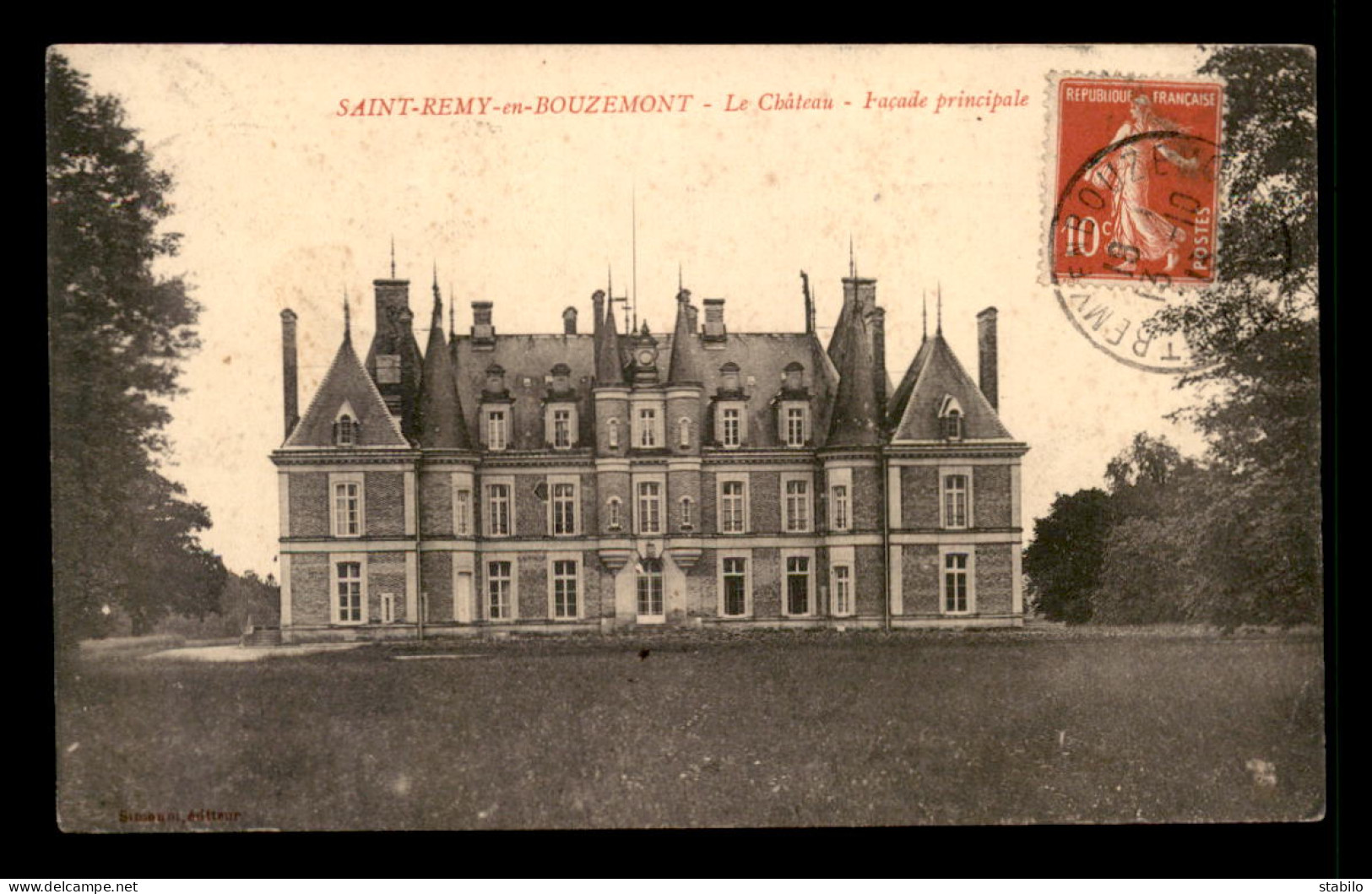 51 - ST-REMY-EN-BOUZEMONT - LE CHATEAU - Saint Remy En Bouzemont