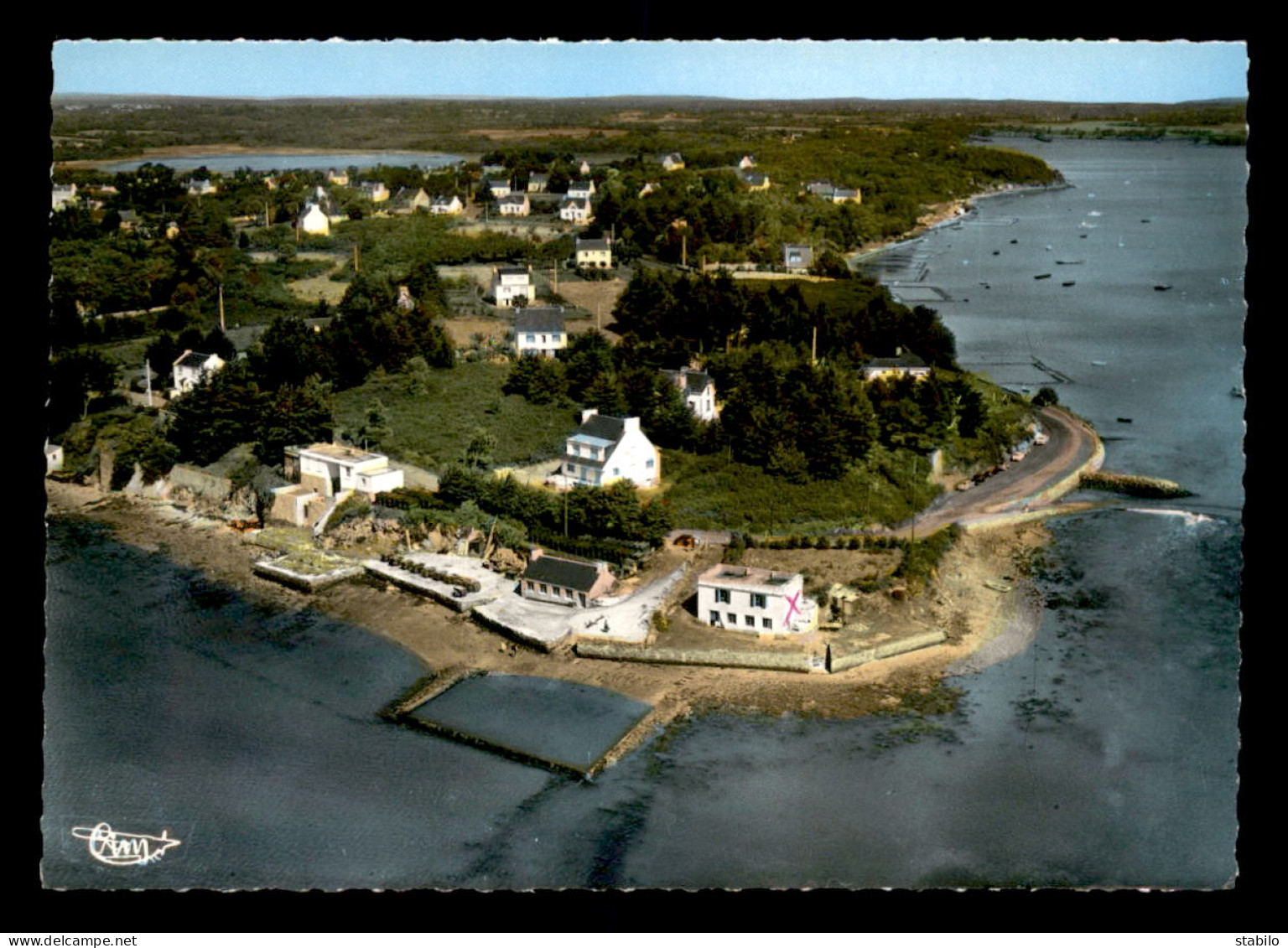 56 - LARMOR-BADEN - VUE AERIENNE - POINTE DE BERDERE - Sonstige & Ohne Zuordnung