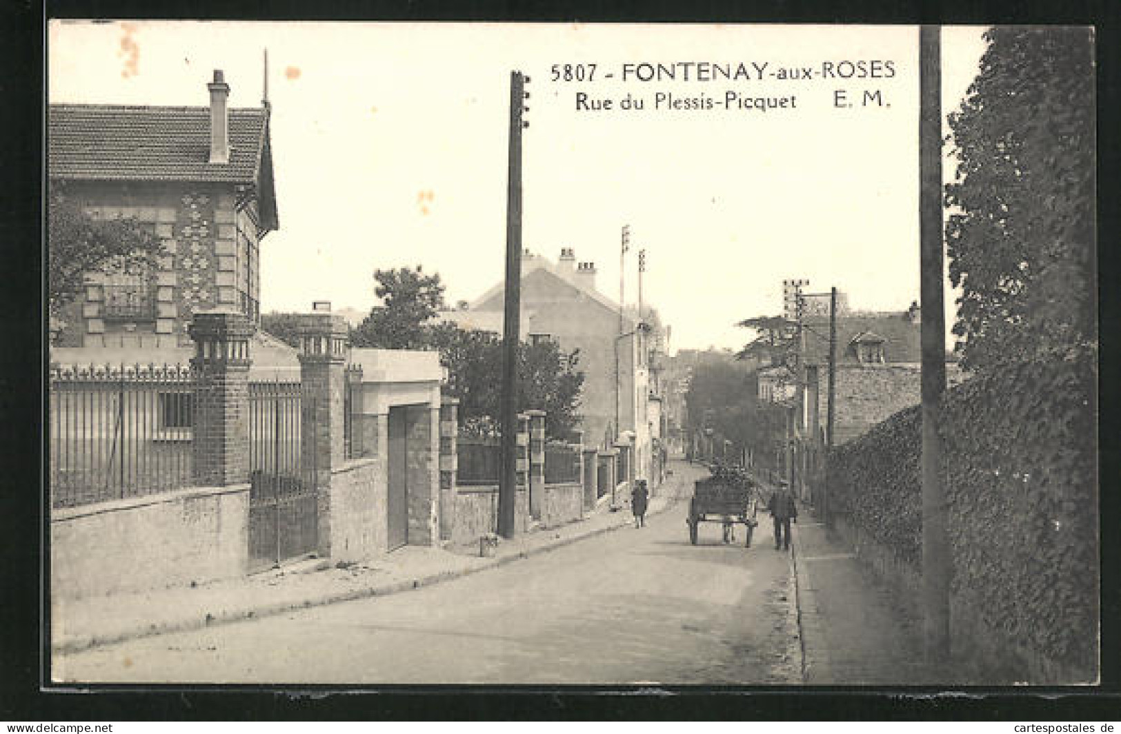 CPA Fontenay-aux-Roses, Rue Du Plessis-Picquet  - Fontenay Aux Roses