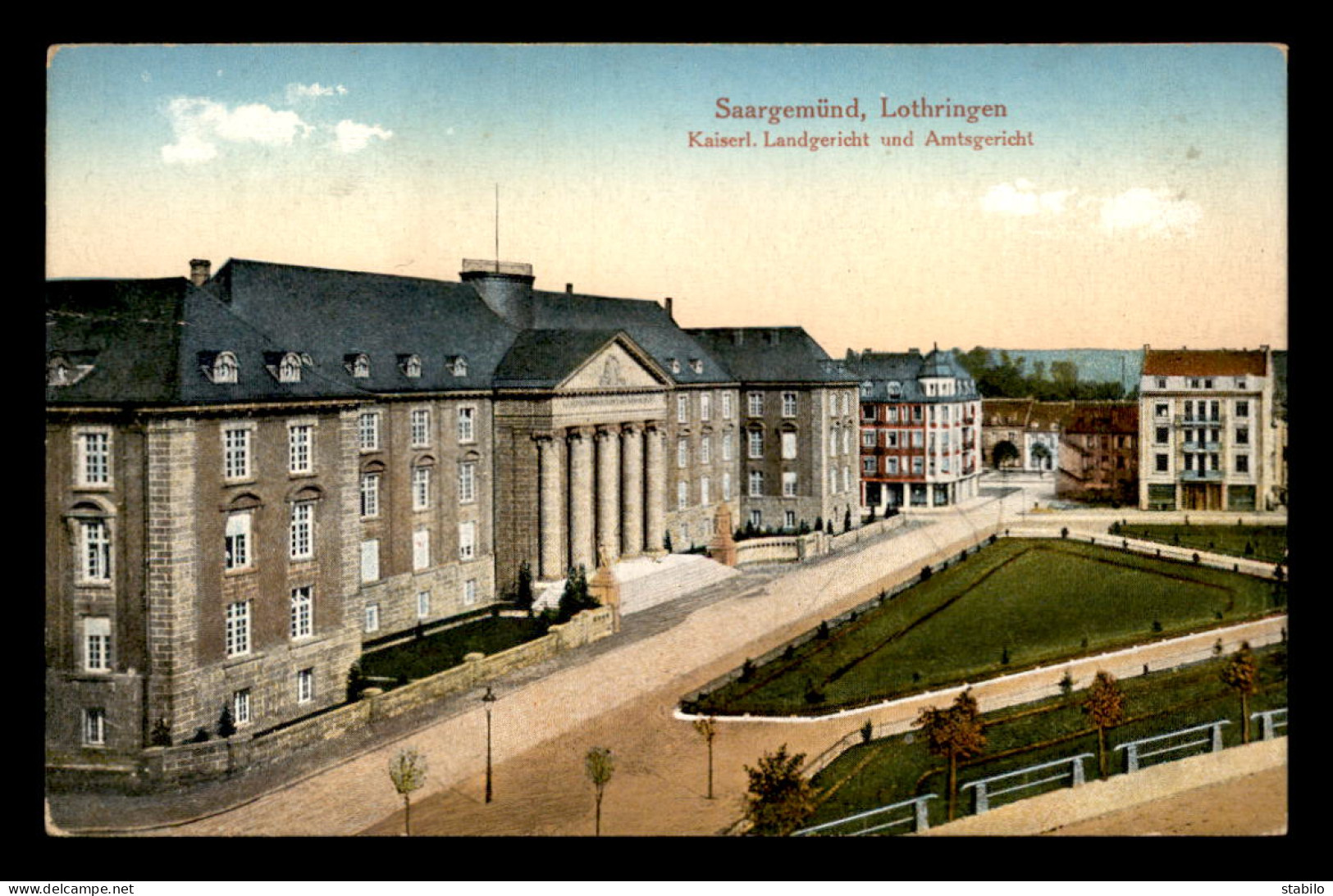 57 - SARREGUEMINES - SARRGEMUND - KAISERL LANDGERICHT UND AMTSGERICHT - Sarreguemines