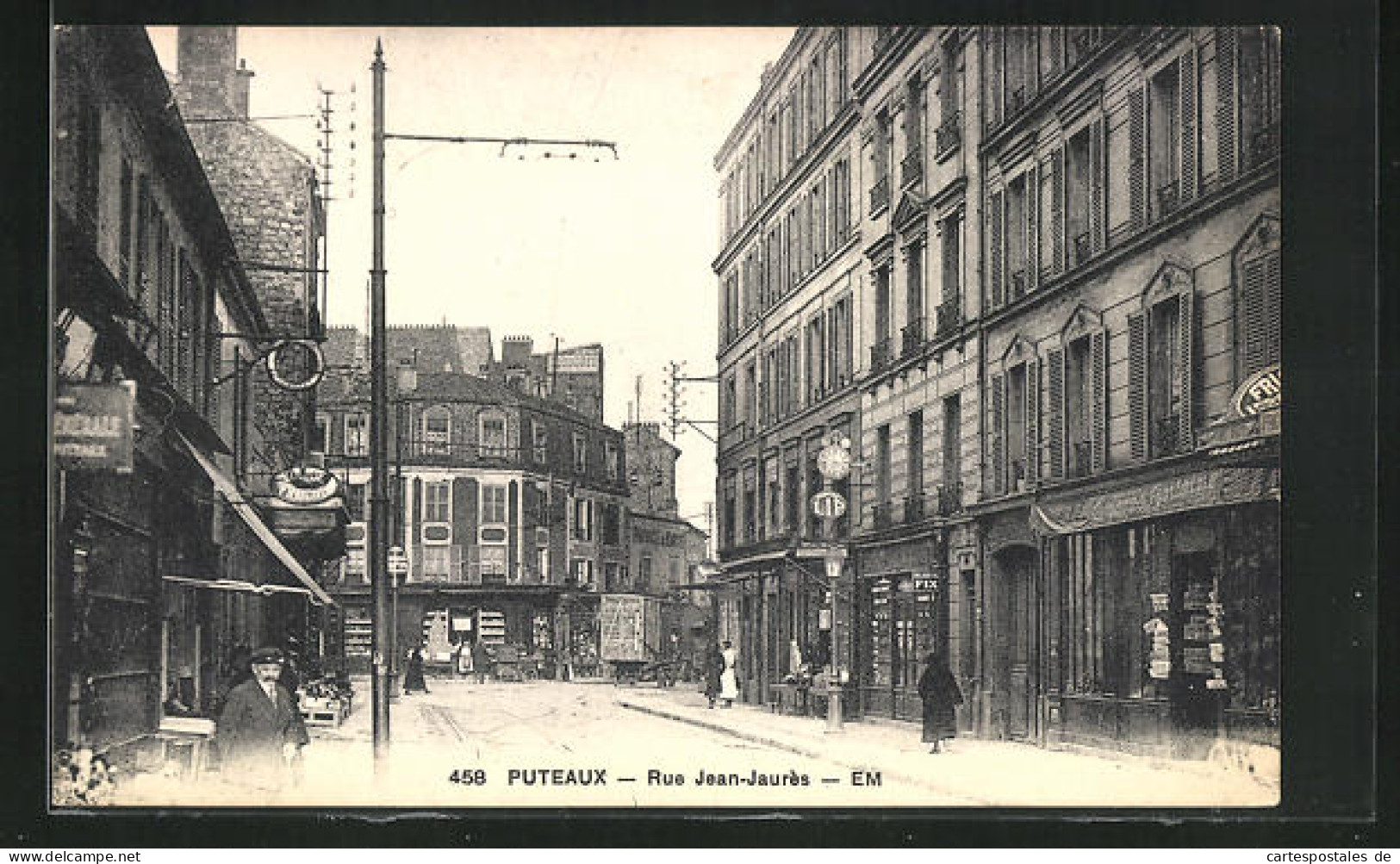 CPA Puteaux, Rue Jean Jaures, EM  - Puteaux