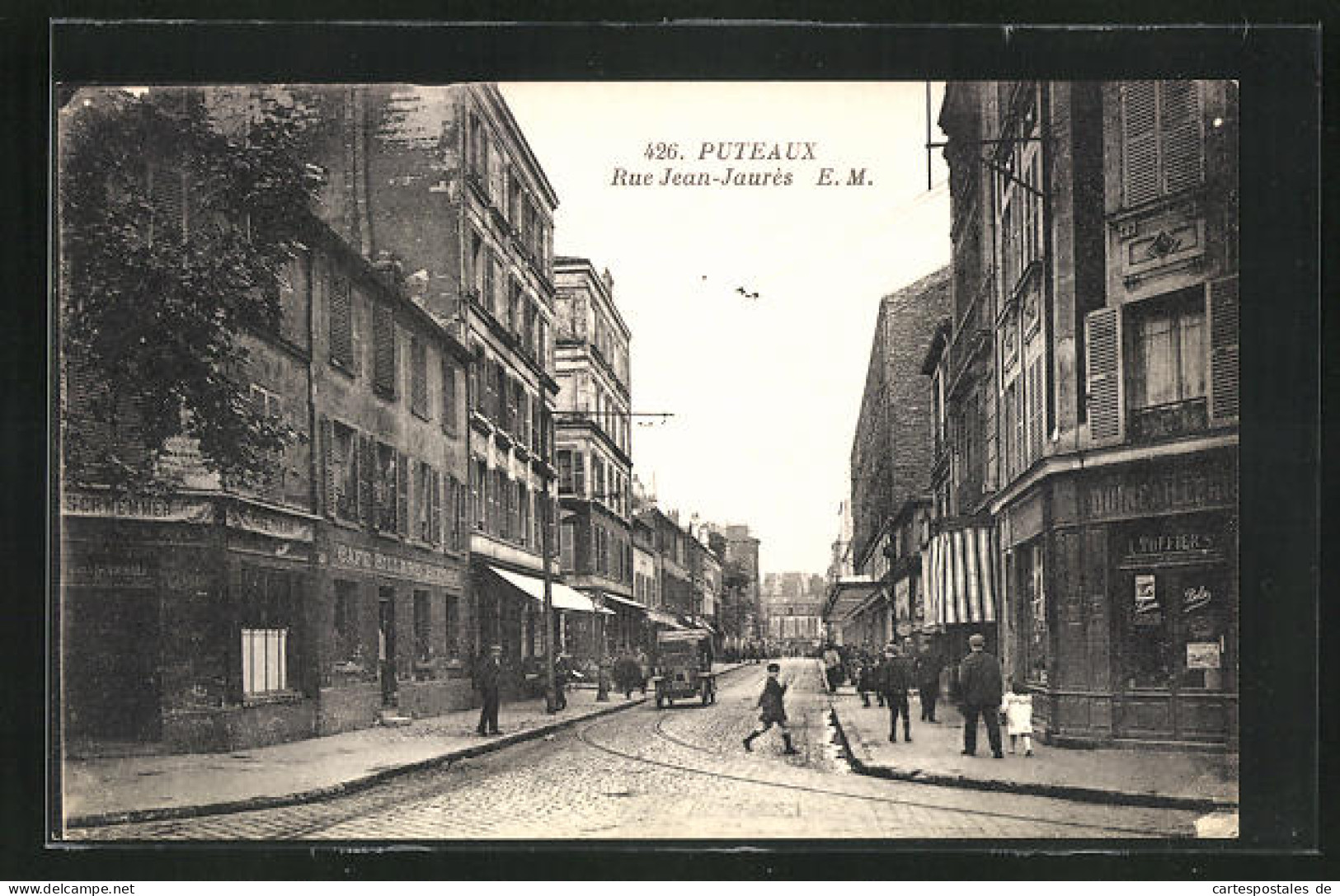 CPA Puteaux, Rue Jean Jaurés  - Puteaux