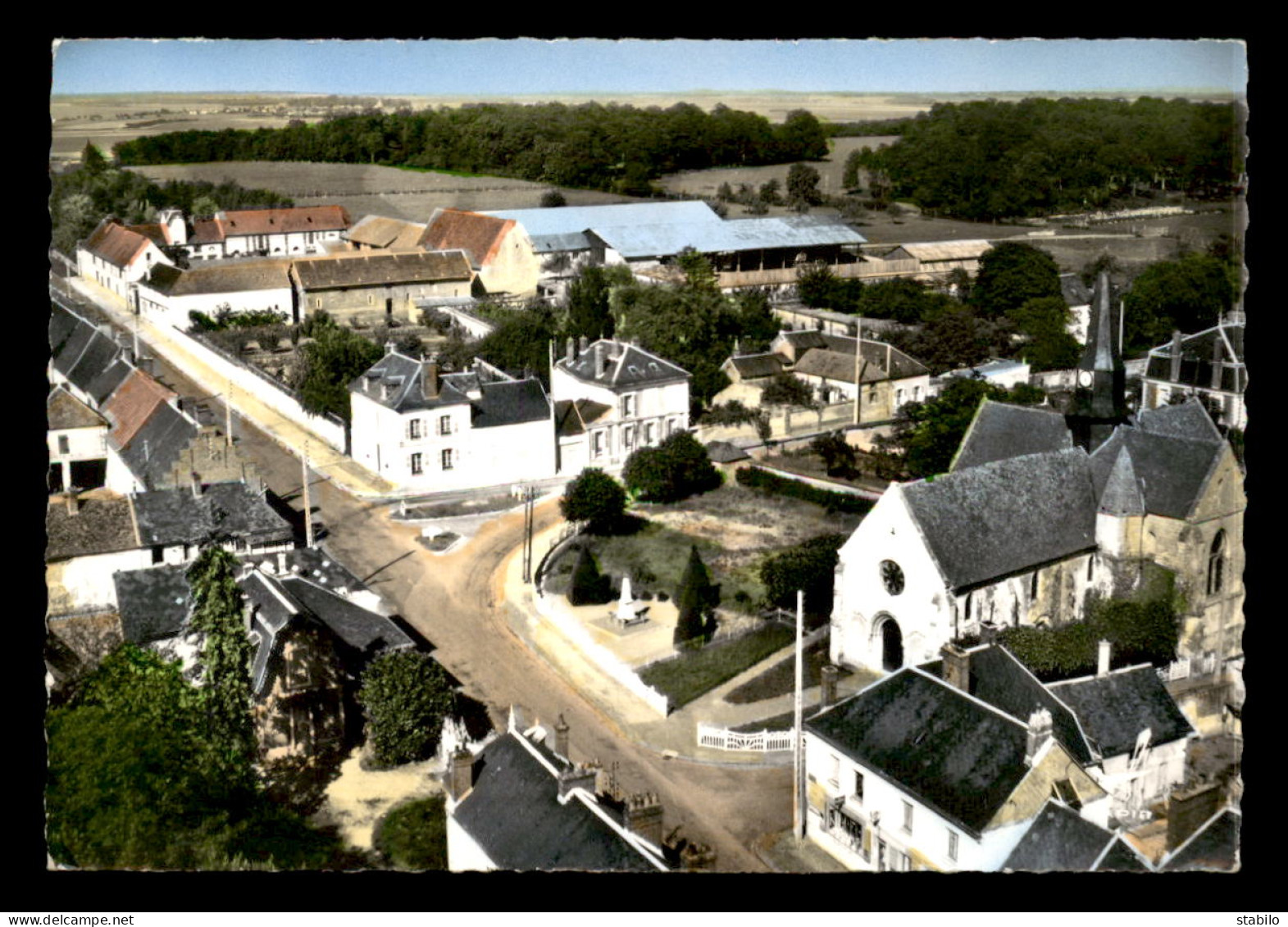 60 - VILLENEUVE-LES-SABLONS - VUE AERIENNE - Other & Unclassified