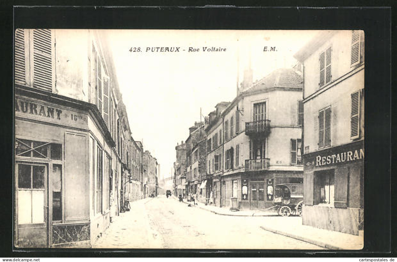 CPA Puteaux, Rue Voltaire  - Puteaux