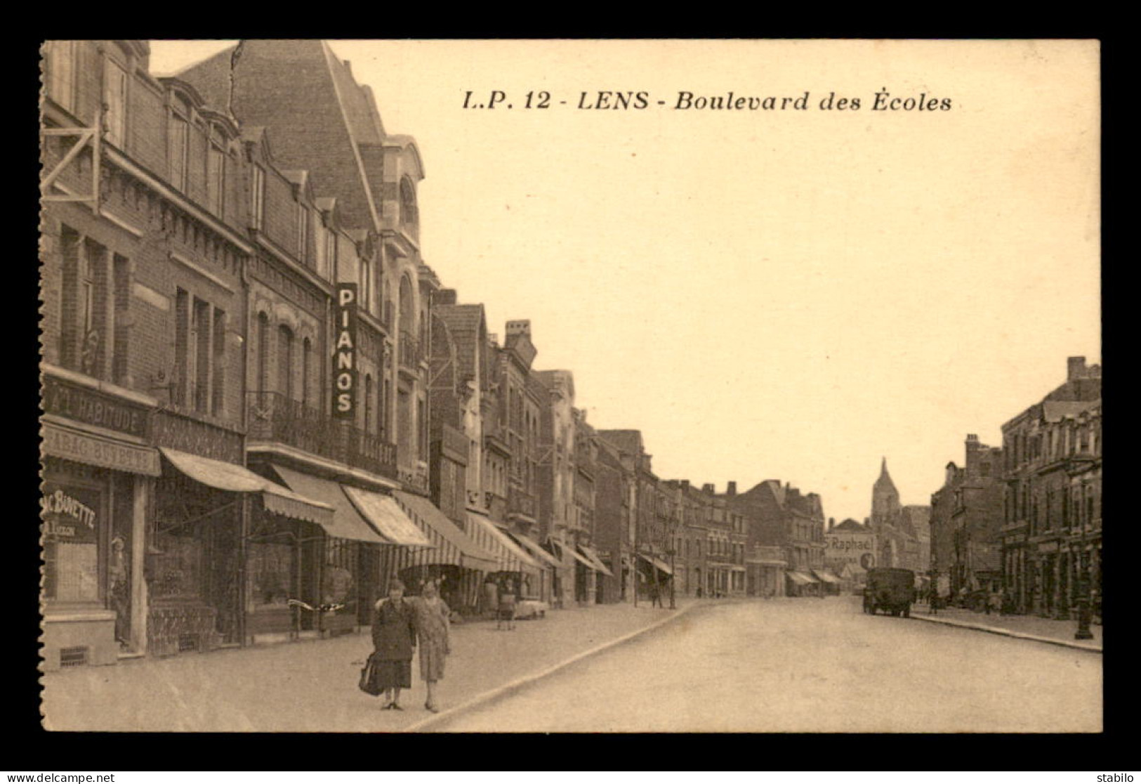 62 - LENS - BOULEVARD DES ECOLES - Lens