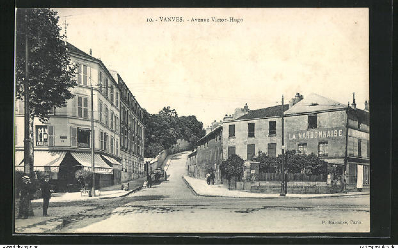 CPA Vanves, Restaurant La Narbonnaise, Avenue Victor-Hugo  - Vanves